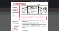 Desktop Screenshot of docteurdirect.fr