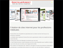 Tablet Screenshot of docteurdirect.fr